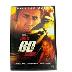 Gone in 60 Seconds DVD Movie NTSC Rated PG-13 Touchstone Region 1 1995